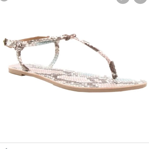 SNAKE PRINT SANDALS - Picture 2 of 2